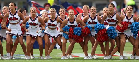 ole miss football cheerleaders|ole miss all girl cheer.